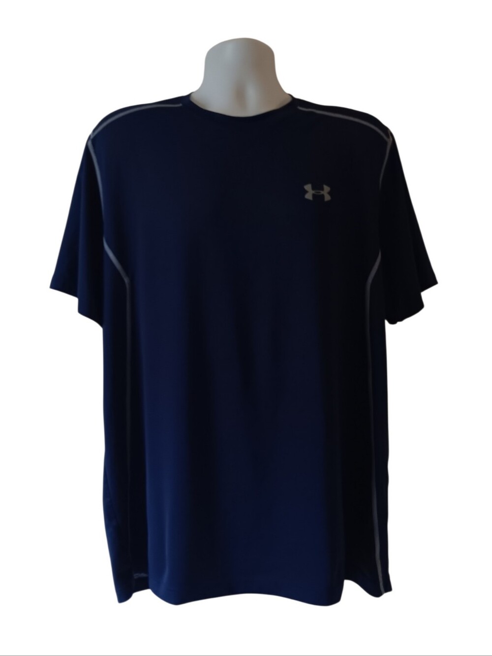 Under Armour men's navy blue short-sleeve activewear t-shirt size 2XL